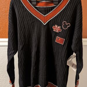 Rare Black and Red Mickey Mouse Sweater